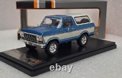 WOW Ford Bronco 1978 Blue / White 143 Premium-X IXO PRD045 EXTREMELY RARE! (3)