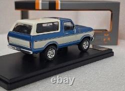 WOW Ford Bronco 1978 Blue / White 143 Premium-X IXO PRD045 EXTREMELY RARE! (3)