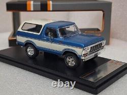 WOW Ford Bronco 1978 Blue / White 143 Premium-X IXO PRD045 EXTREMELY RARE! (3)