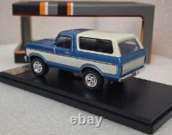 WOW Ford Bronco 1978 Blue / White 143 Premium-X IXO PRD045 EXTREMELY RARE! (3)