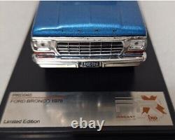 WOW Ford Bronco 1978 Blue / White 143 Premium-X IXO PRD045 EXTREMELY RARE! (3)