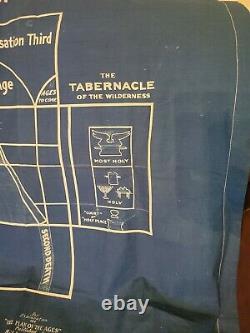 Watchtower Blue Cloth Chart Plan of The Ages extremely rare IBSA C T Russell