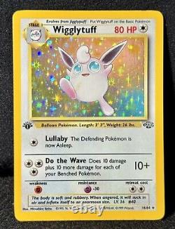 Wigglytuff Jungle 1st EDITION 1/64 Holo Rare STUNNING, EXTREMELY RARE, MINT