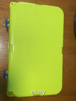 Yeti CHARTREUSE WITH BLUE Latch Kit Tundra 45 Cooler Extremely RARE