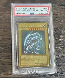 Yu-Gi-Oh! TCG Blue-Eyes White Dragon Kaiba SDK-001 PSA 8