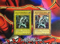 YuGiOh Blue-Eyes White Dragon Heavily Faded Misprint LOB-001 Ultra Rare Unl VLP