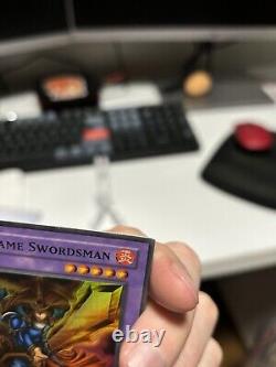 YuGiOh FLAME SWORDSMAN Legend of Blue Eyes LOB-003 1st Edition