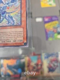 Yugioh Blue-Eyes Shining Dragon RP02-EN096 SECRET PL/MP SEE PICS VERY RARE