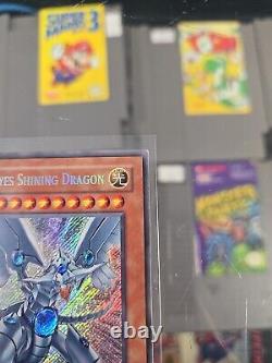 Yugioh Blue-Eyes Shining Dragon RP02-EN096 SECRET PL/MP SEE PICS VERY RARE