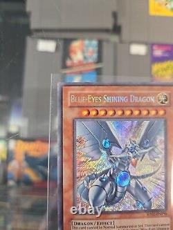 Yugioh Blue-Eyes Shining Dragon RP02-EN096 SECRET PL/MP SEE PICS VERY RARE