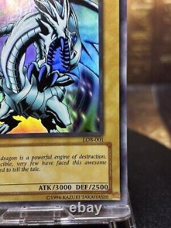 Yugioh Blue Eyes White Dragon Ultra Rare LOB-001 1st Edition NM