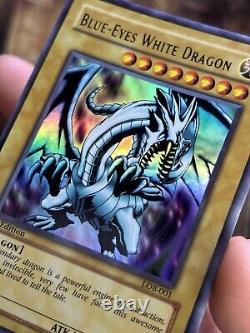 Yugioh Blue Eyes White Dragon Ultra Rare LOB-001 1st Edition NM