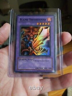 Yugioh Flame Swordsman Legend of Blue Eyes LOB-003 New MINT Cond. Extremely Rare