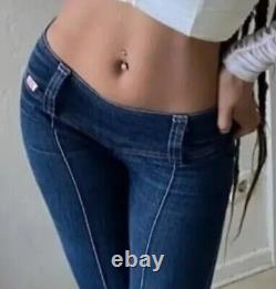 #extremely Rare Vintage Y2k Miss Sixty Super Skinny Ankle Grazer Nixie Jeans